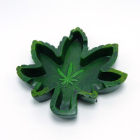 Hemp Leaf Shaped Ashtray