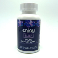 Enjoy Hemp Sleep Gummies (Full Spectrum) (50 mg CBD + 10 mg CBN per gummy) (30 count)