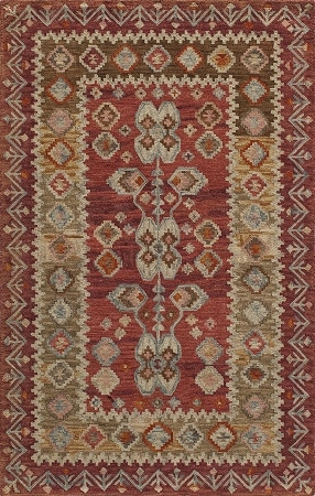 Momeni Tangier TAN-1 Red Rug