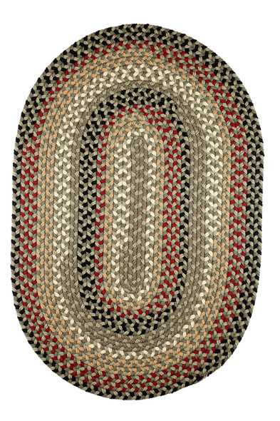 Rhody Mayflower MF63 Moss Green Area Rug