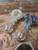 Ripkitty 3.5” Small Glass Color Shifting Bead Striped Hand Pipe