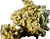 Close-up, and it’s a straight-up beauty shot. This nug’s flexing its trichomes like it's in a bodybuilding contest. The texture is all up in your face, showing off those frosty layers, and the colors are just mesmerizing – light green, dark green, with that orangey flare. This flower ain't just some run-of-the-mill shit, this is top-shelf, primo, slap-ya-mama level gas. You can practically smell that sweet, dank, creamy aroma just looking at it.
