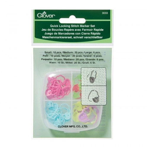 Clover Locking Stitch Markers set
