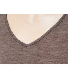 Stone Womens Long Sleeve Merino Long Sleeve Layer V-Neck