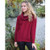 Lothlrian 9843 Curved hem cowl jumper