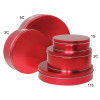 Metallic Red Round Tin Collection
