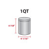 Size Diagram 1QT