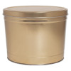 Gold Solid Popcorn Tin Container