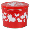 Fluttering Hearts Popcorn Tin Container