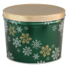 Emerald Snowfall Popcorn Tin Container Size 15T