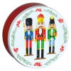 Nutcracker Trio Round Tin Container Size 2C