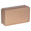 Gold Solid Rectangle Tin Container 3REC