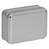Platinum Solid Rectangle Tin Container Size 1REC
