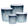 First Snow Popcorn Tin Container with Handles Size 50T (6.5 gal) 12 1/4" x 14 1/8" (5 pack)