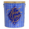 New Thank You Popcorn Tin Container with Handles Size 50T