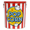 Freshly Popped Popcorn Tin Container with Handles Size 50T