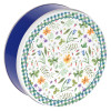 Country Wildflowers Round Tin Container Size 3C