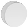 White Solid Round Tin Container Size 3C