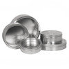 Platinum Solid Round Window Tin Container Size 115 9 7/8" x 1 15/16" (20 pack)