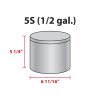 Size Diagram 5S