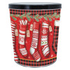 Christmas Stockings Popcorn Tin Container Size 25T