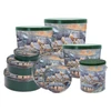 Christmas at Lamplight Village Popcorn Tin Container Size 15T (2 gal) 10 1/4" x 7 13/16" (12 pack)