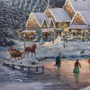 Christmas at Lamplight Village by Thomas Kinkade Studios