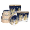 Gilded Forest Round Tin Container Size 3C 8 1/8" x 3" (15 pack)