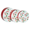 Tumbling Snowmen Round Tin Container Size 2C 7 3/16" x 2 5/8" (24 pack)