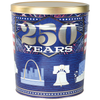 America's 250th Tall Round Tin Container with Handle Size 8S (1 gal) 6 11/16" x 7 1/4" (12 pack)