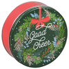 Good Cheer Round Tin Container Size 2C