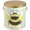 Bee Kind Tall Round Tin Container with Handle Size 8S