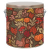 Fall Harvest Tall Round Tin Container with Handle Size 8S (1 gal)