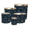 Congratulations Popcorn Tin Container Size 15T (2 gal) 10 1/4" x 7 13/16" (12 pack)