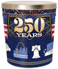 America 250th Limited Edition Popcorn Tin Container Size 25T (3.5 gal) 10 1/4" x 9 3/16" x 11 1/2" (6 pack)