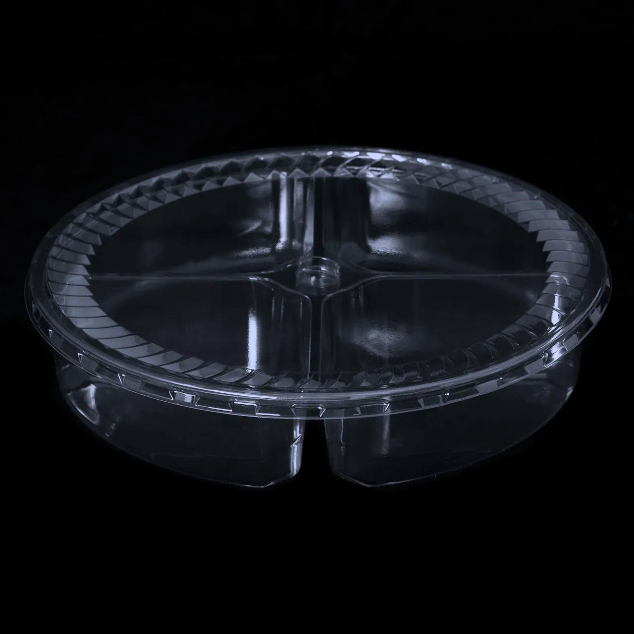 10 Round Clear Plastic Tubs (44oz) (64oz)
