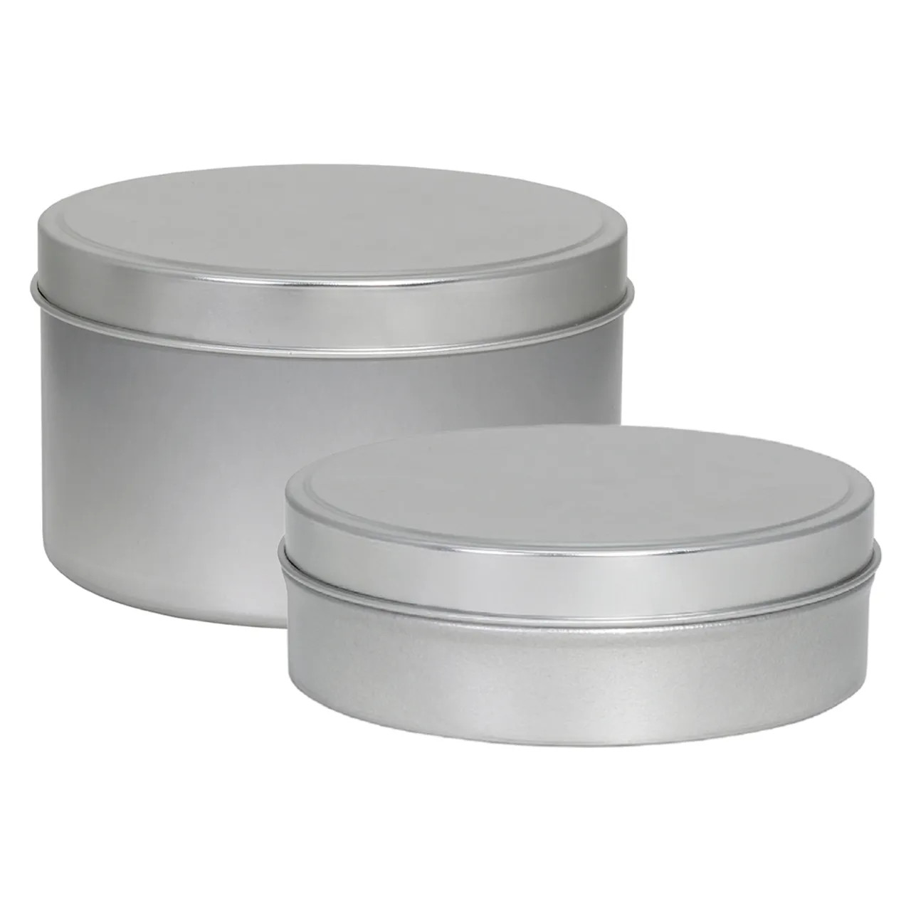 Seamless 8 Oz Deep Round Tin Can - Best Containers