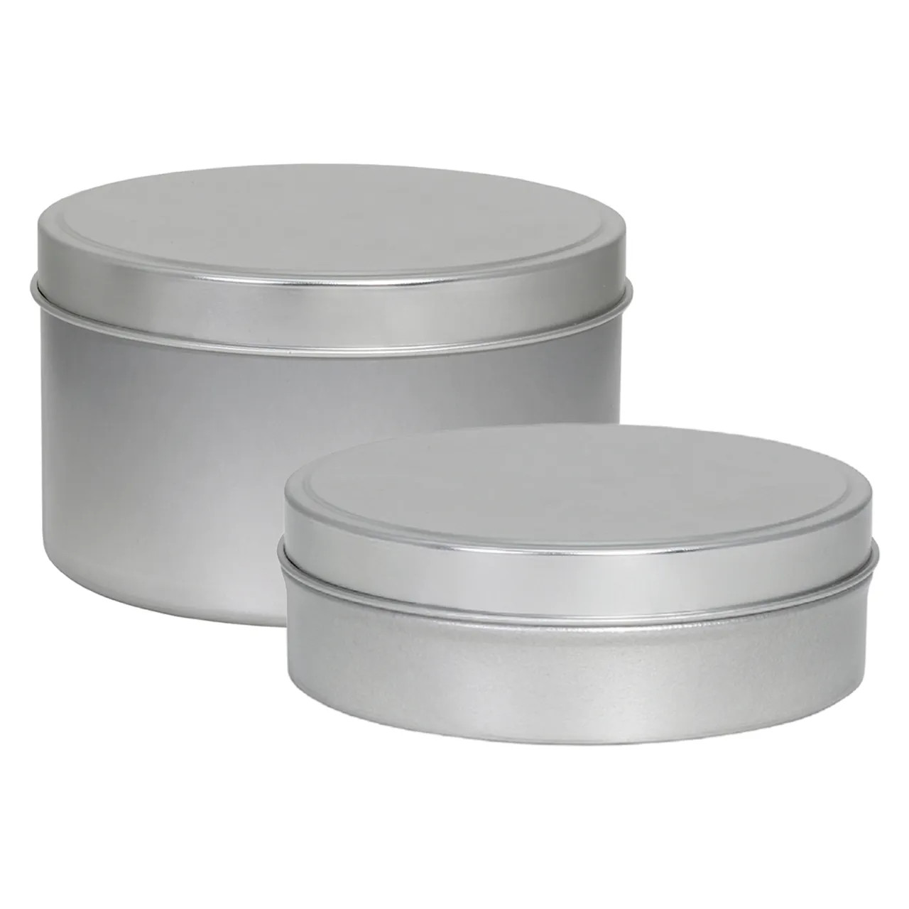 4 oz Tin Containers w/ Lids