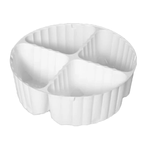 White Tin Container Inserts 1S 4-Cavity | Atlantic Can
