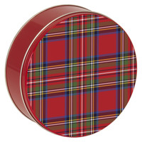 Tartan Red Tins