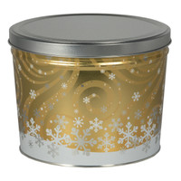 Swirling Snow Tins