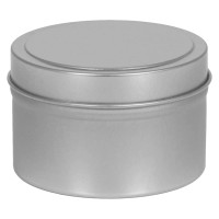 4 oz. Deep Round Candle Tins with Lids