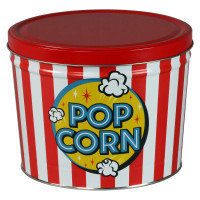 Freshly Popped Popcorn Tin Container Size 15T Freshly Popped Popcorn Tin Container Size 15T