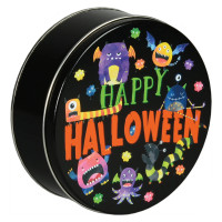 Ghoulies Galore Round Tin Container Size 2C Ghoulies Galore Round Tin Container Size 2C