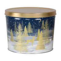 Gilded Forest Popcorn Tin Container Size 15T Gilded Forest Popcorn Tin Container Size 15T