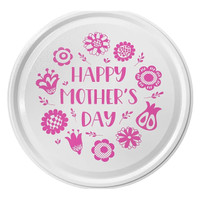 Mother's Day Popcorn Tin Container Size 15T (2 gal) 10 1/4" x 7 13/16" (12 pack)