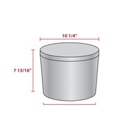 Frightful Fun Popcorn Tin Container Size 15T (2 gal) 10 1/4" x 7 13/16" (12 pack)