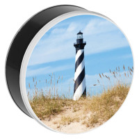 Hatteras Light Round Tin Container Size 2C Hatteras Light Round Tin Container Size 2C