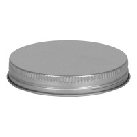 2 9/16" Diameter (2 oz.) Shallow Round Screw Top Seamless Tin Cover 2 9/16" Diameter (2 oz.) Shallow Round Screw Top Seamless Tin Cover