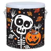 Frightful Fun Tall Round Tin Container Size 8S